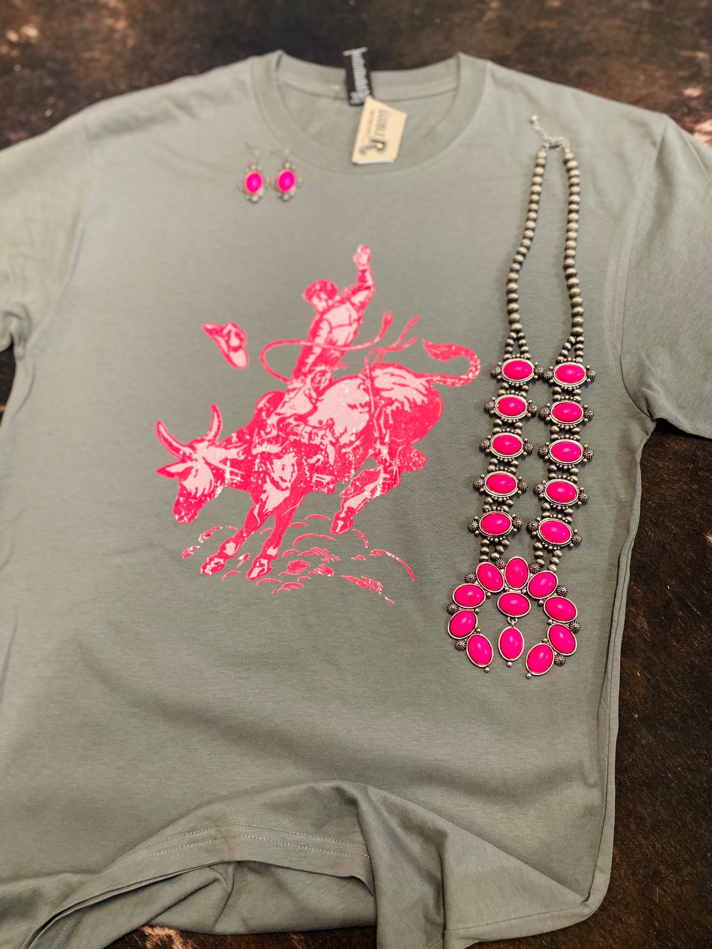 Good Ride Cowboy Graphic Tee, Large