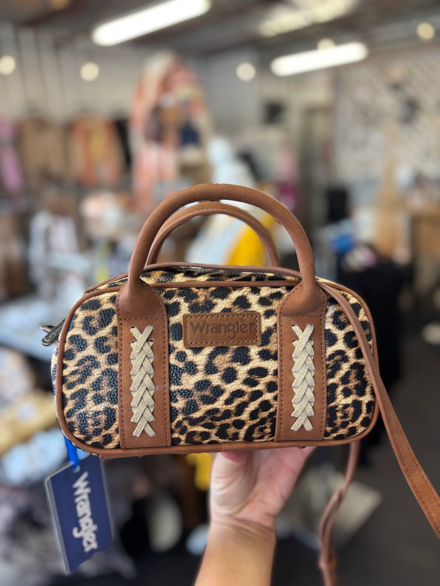 Wrangler Leopard Crossbody