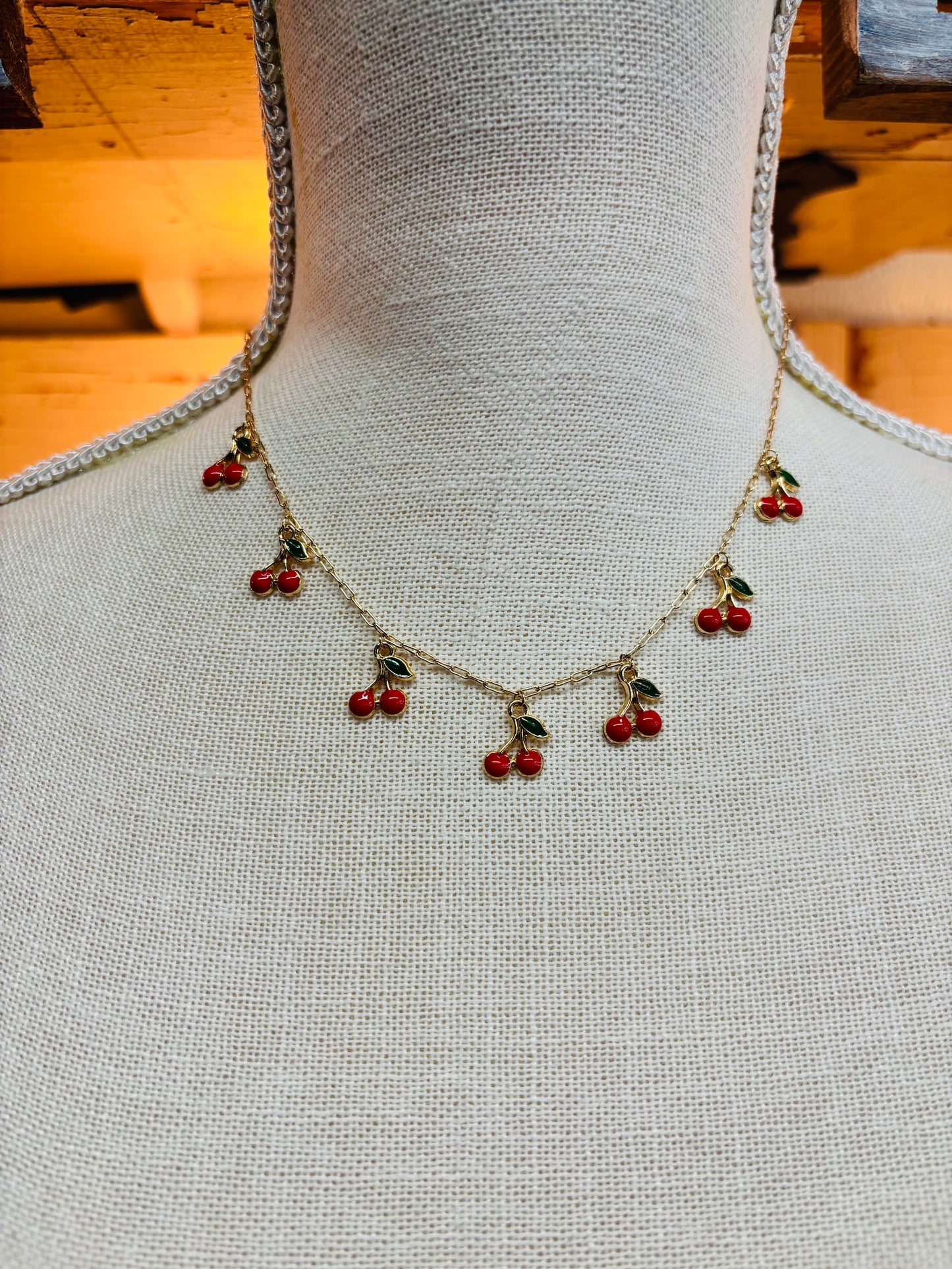 Cherry Charm Necklace