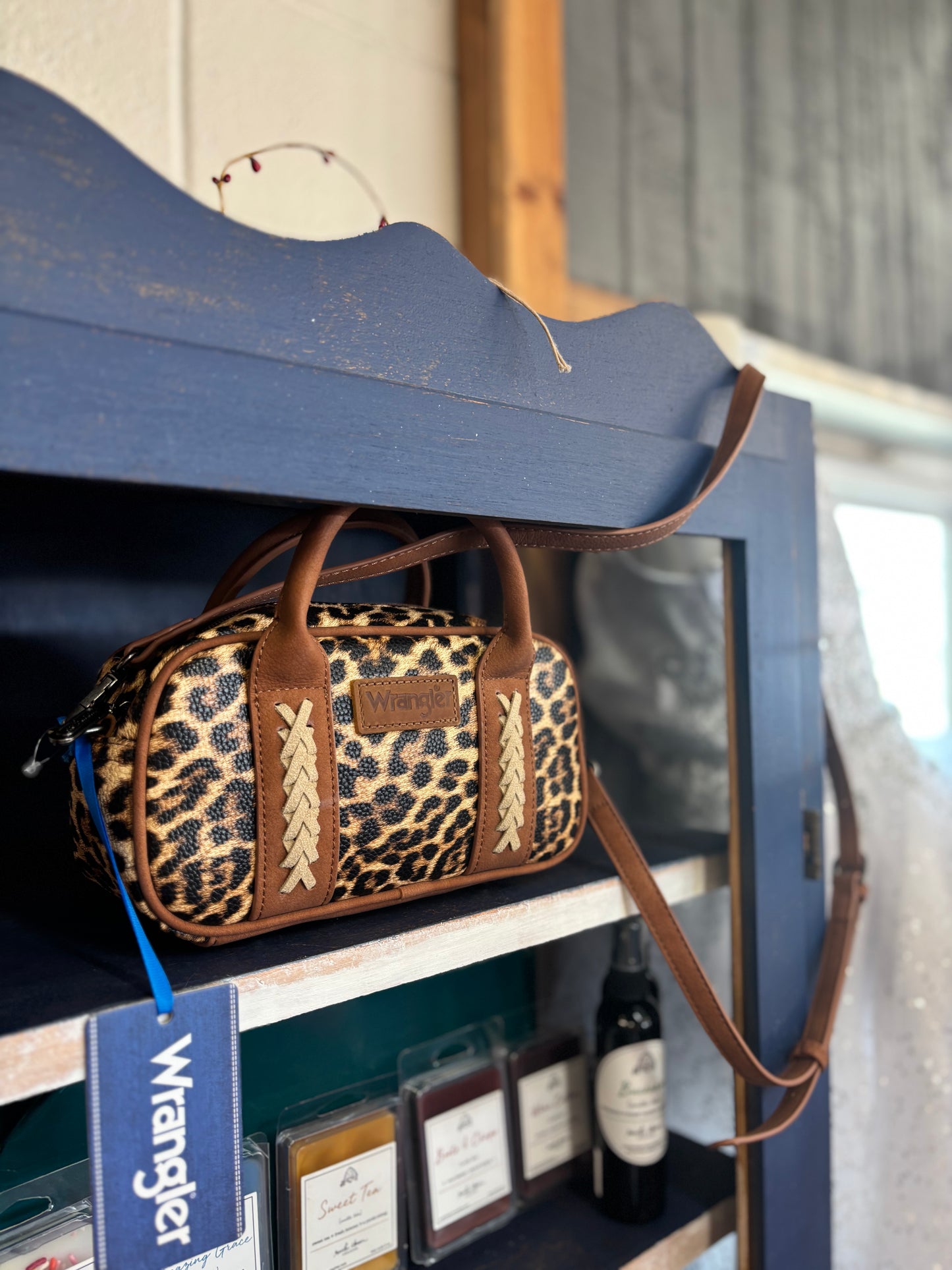 Wrangler Leopard Crossbody