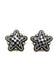 Checkered Star Earrings