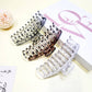 Large Size Dark Translucent Hair Claw Clip: Assorted Color / ONE SIZE(12)