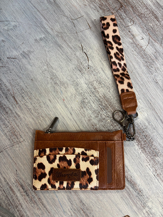 Wrangler Leopard Wristlet