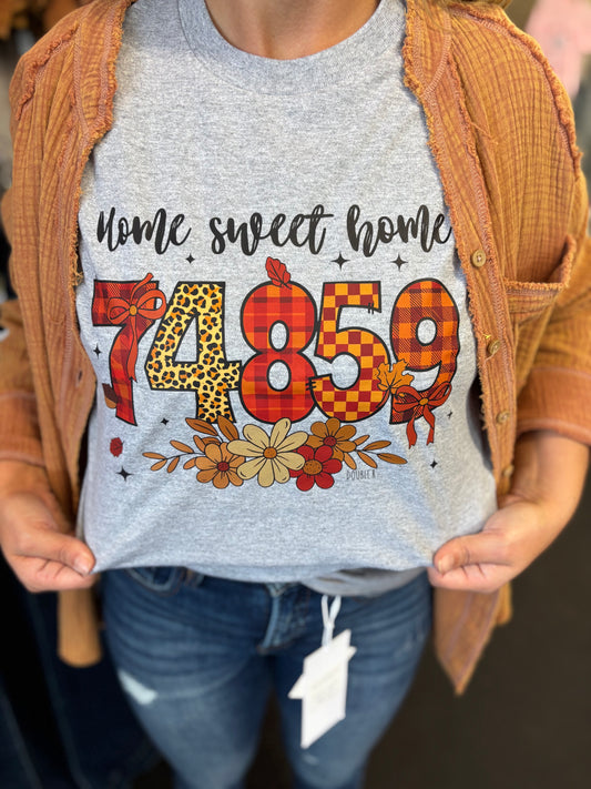 Zip Code In The Fall Tee