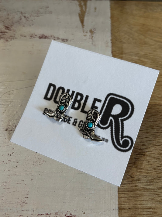 Boot Post Earrings