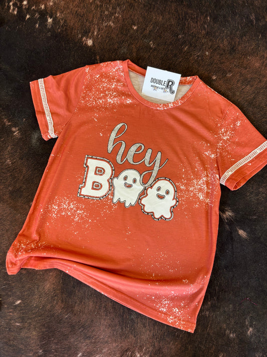Hey Boo Girls Tee 8/10 only
