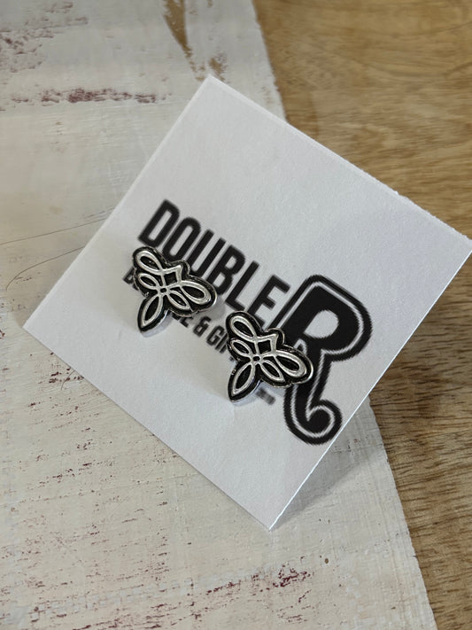 Stitch Post Earrings