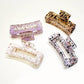 Splatter Dot Hair Claw Clip: Assorted Color / ONE SIZE(12)