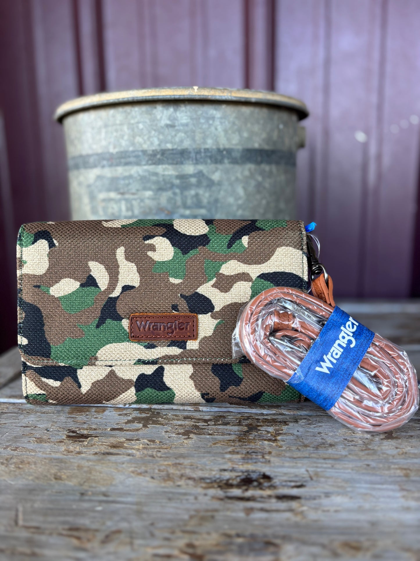 Camo Craze Crossbody Clutch by Wrangler