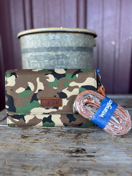 Camo Craze Crossbody Clutch by Wrangler
