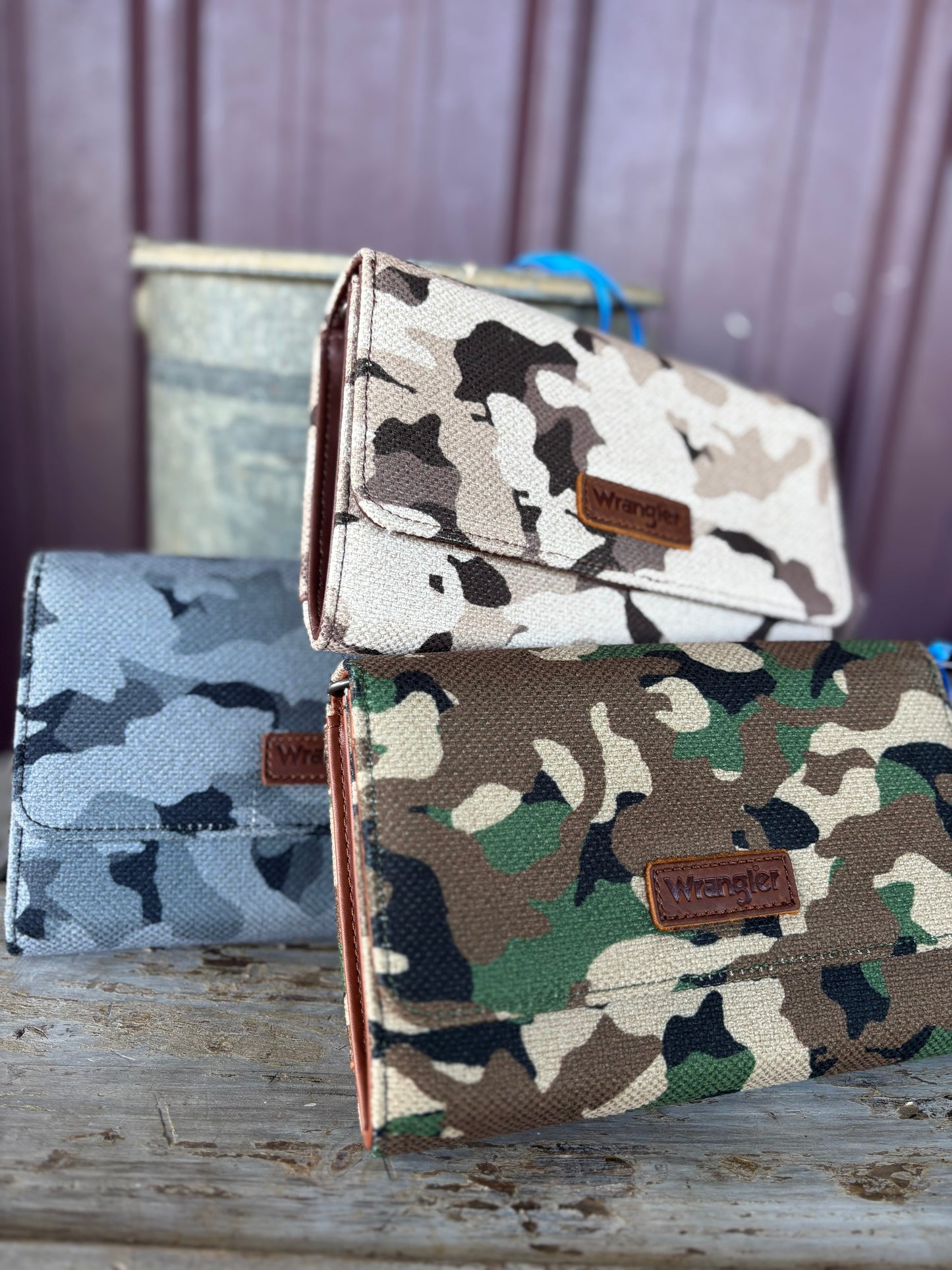 Camo Craze Crossbody Clutch by Wrangler