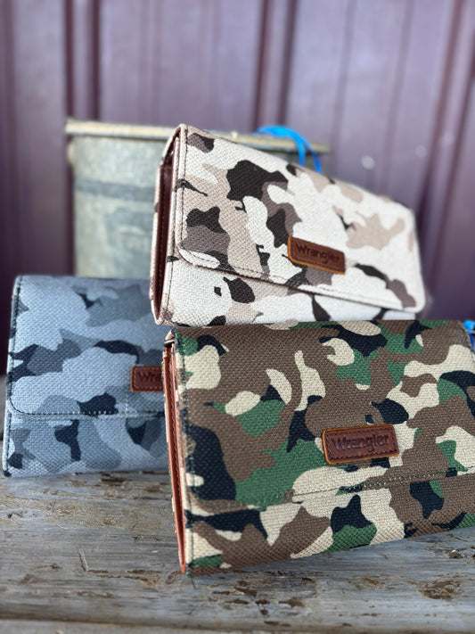 Camo Craze Crossbody Clutch by Wrangler