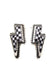 Checkered Bolt Earrings