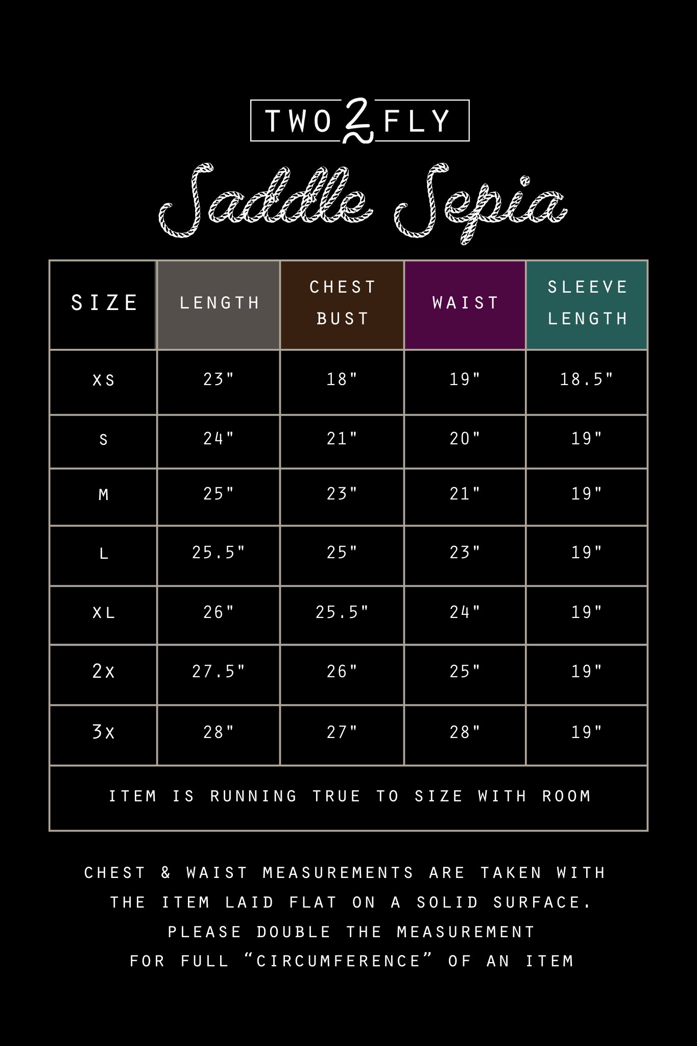 SADDLE SEPIA (3X ONLY