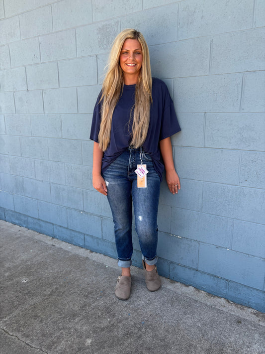 Oversized Crew Neck Shirt