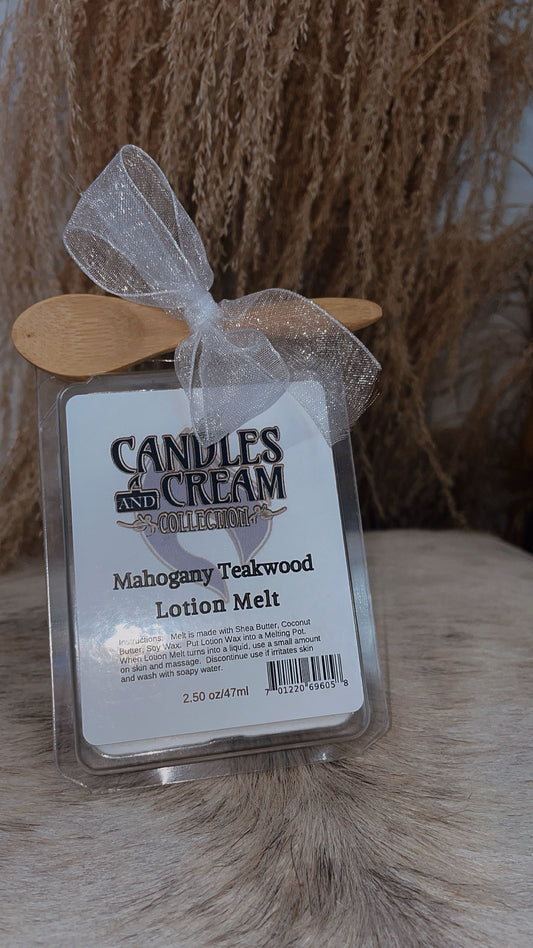 Mahogany Teakwood Lotion Melts