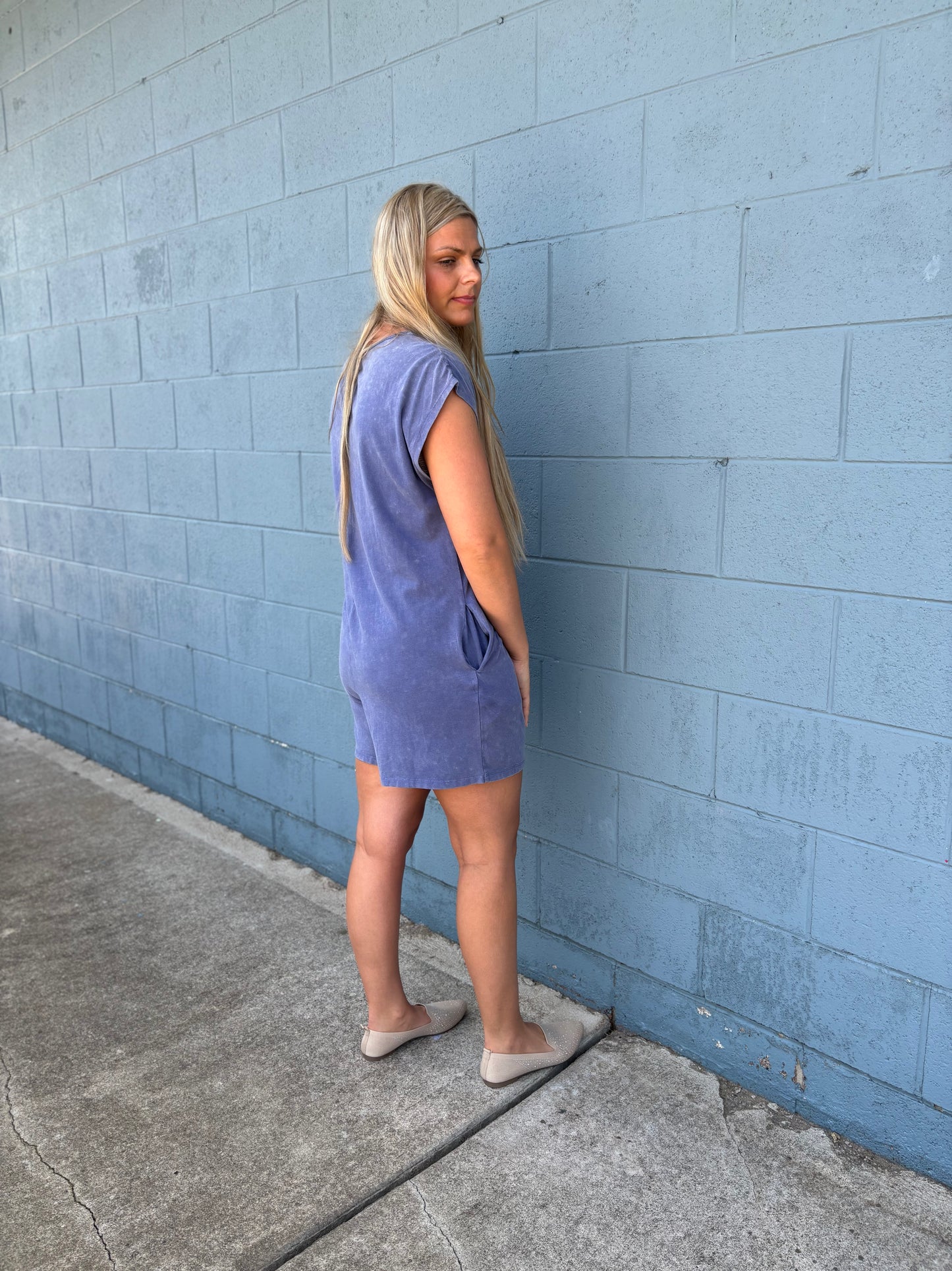 Indigo Romper