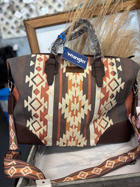 Sherpa Detail Duffle Bag by Wrangler