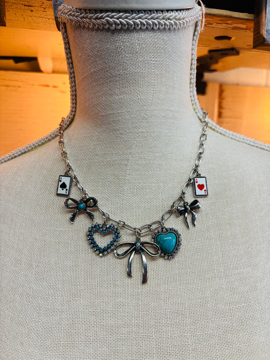 Gamble On Love Charm Necklace