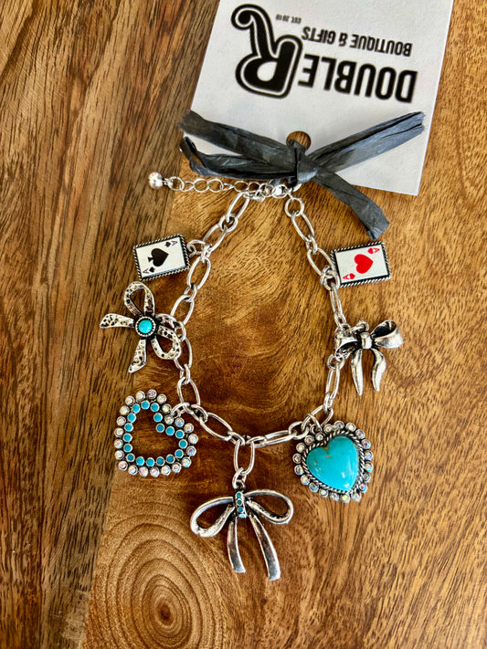 Gamble On Love Charm Bracelet