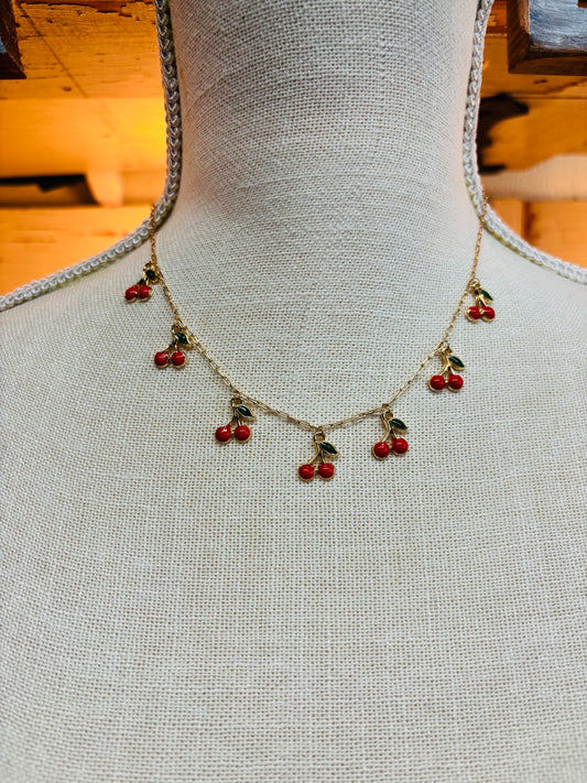 Cherry Charm Necklace