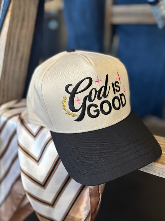 God Is Good Trucker Hat