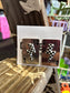 Checked Out Earrings