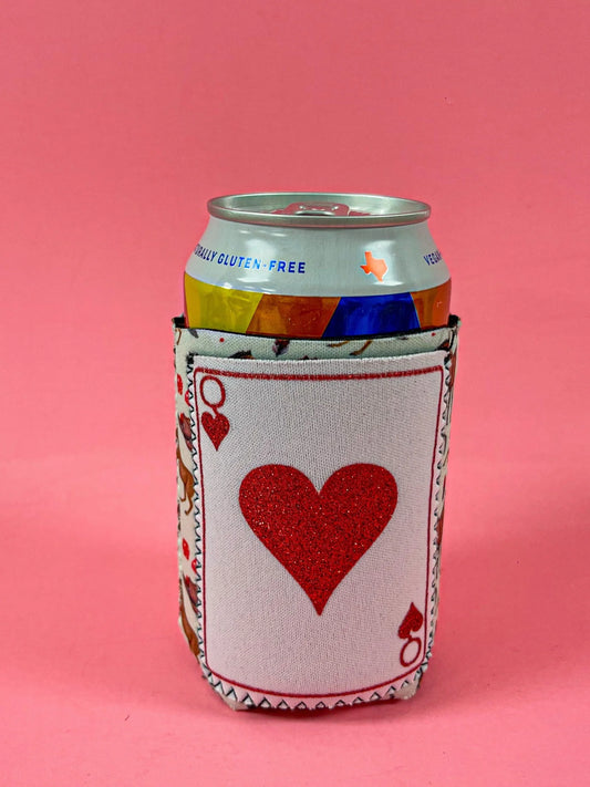 Queen Of Hearts Koozie