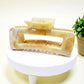 Marble Color Hair Claw Clip: Assorted Color / ONE SIZE(12)