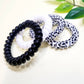 4 pcs Phone Cord Hair Tie Set: Assorted Color / ONE SIZE(12)