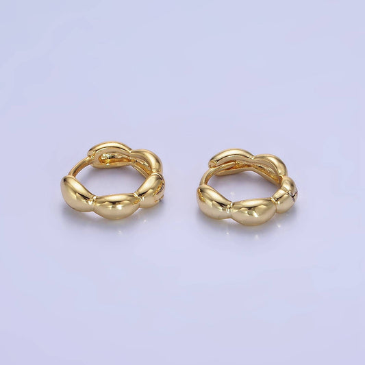 14K Gold Filled 11mm Bubble Cartilage Huggie Earrings