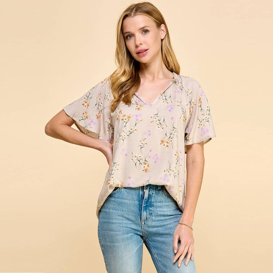 Floral Charm Top