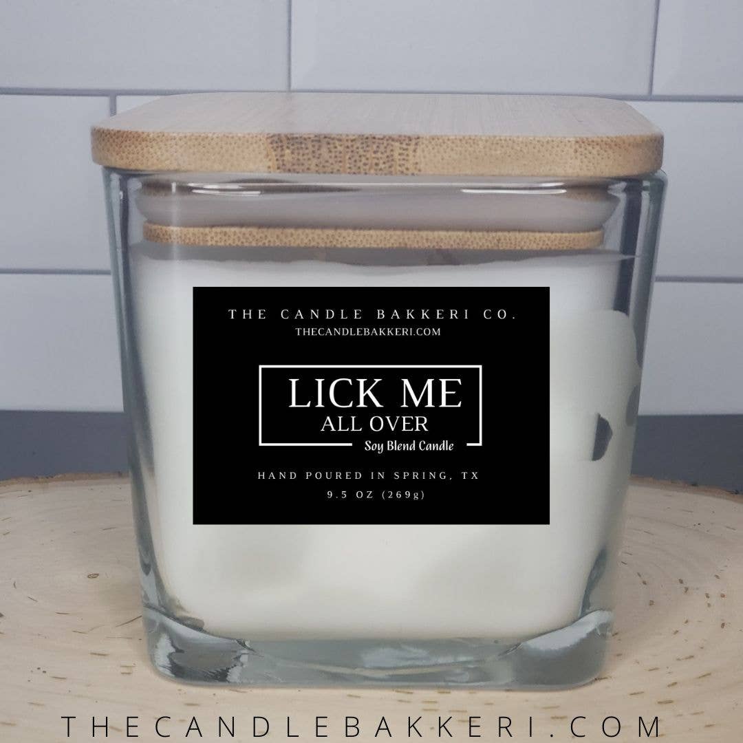 Lick Me All Over Candle