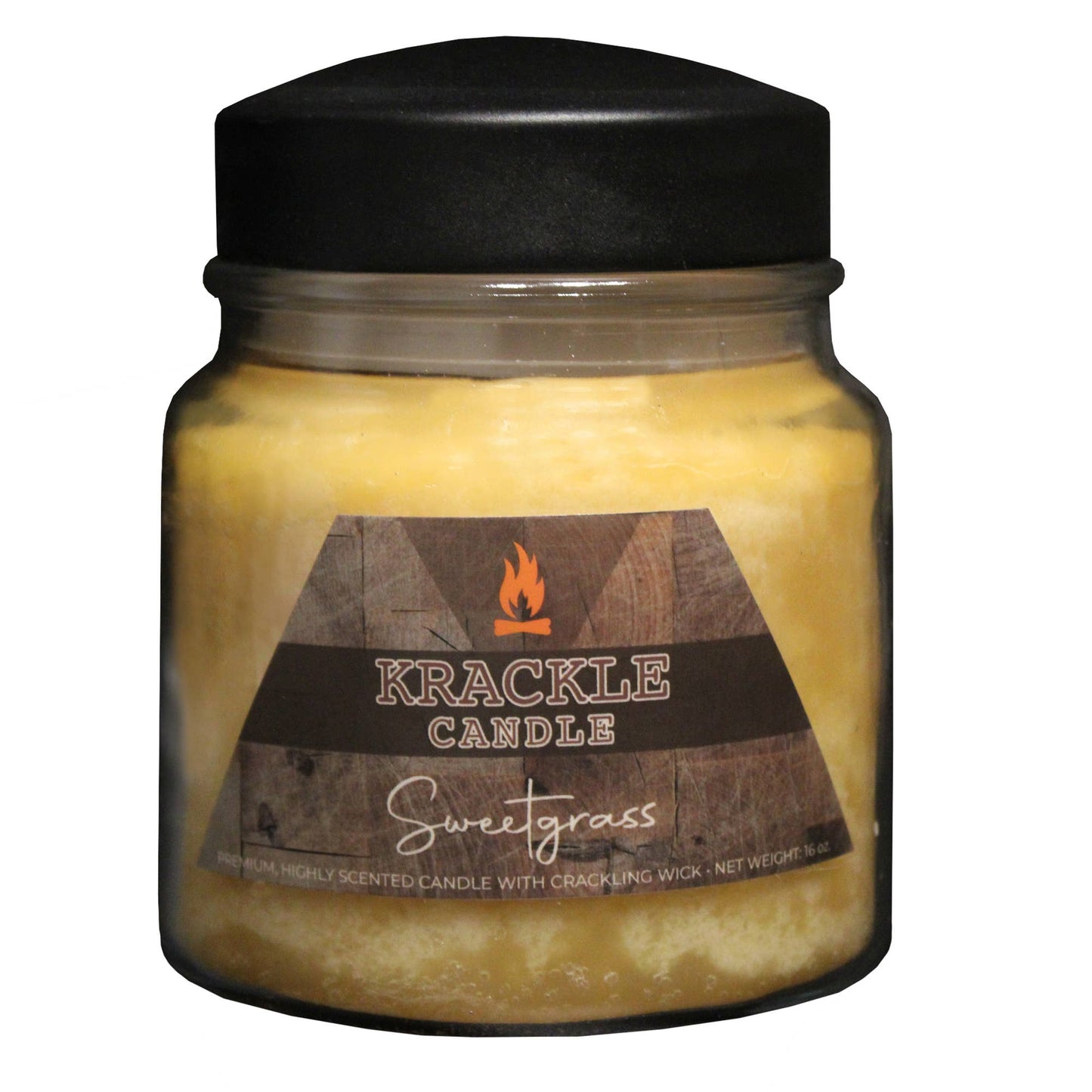 Sweetgrass Krackle Candle