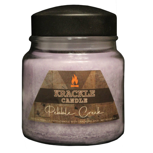 Pebble Creek Krackle Candle
