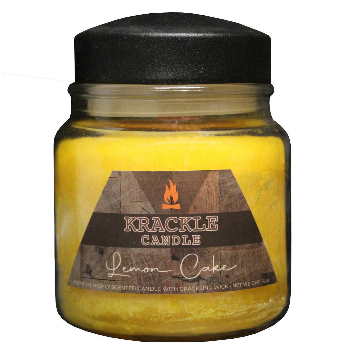 Lemon Cake Krackle Candle