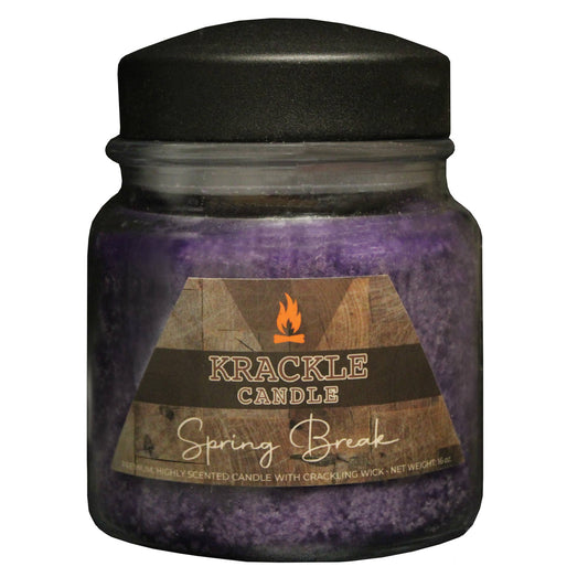 Spring Break Krackle Candle