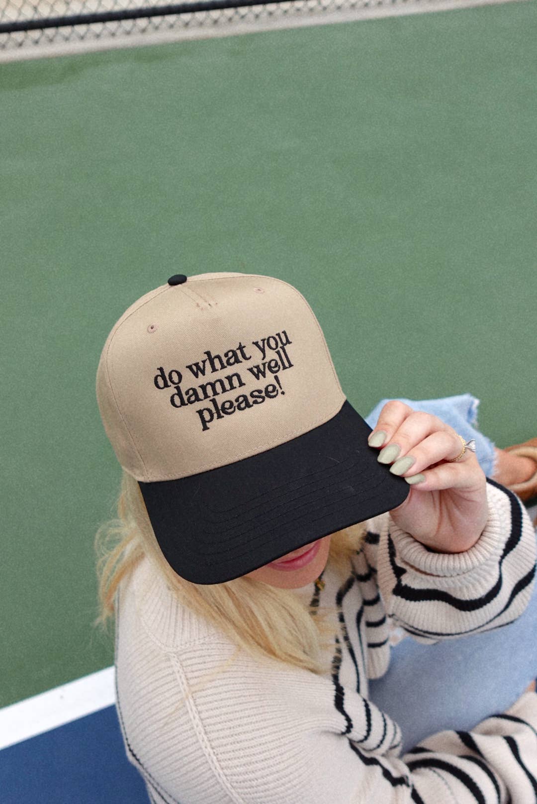 Do What You Damn Well Please Embroidered Trucker Hat